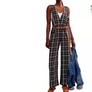 Plaid Sleeveless Jumpsuit
Free People